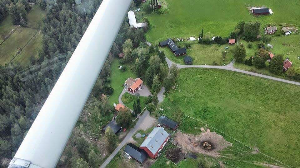 Flygfoto, del av Havsmon